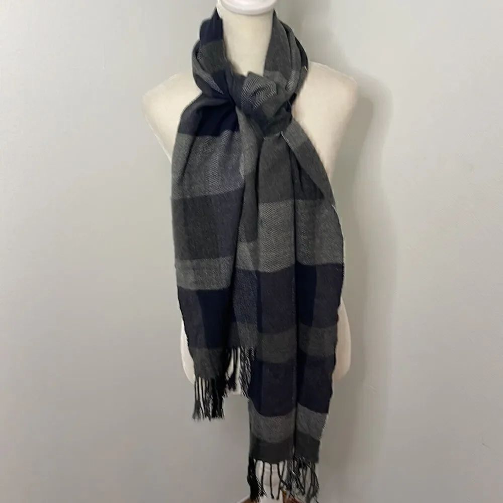 Rainforest classic winter scarf with tassels. Long. Super soft and warm.